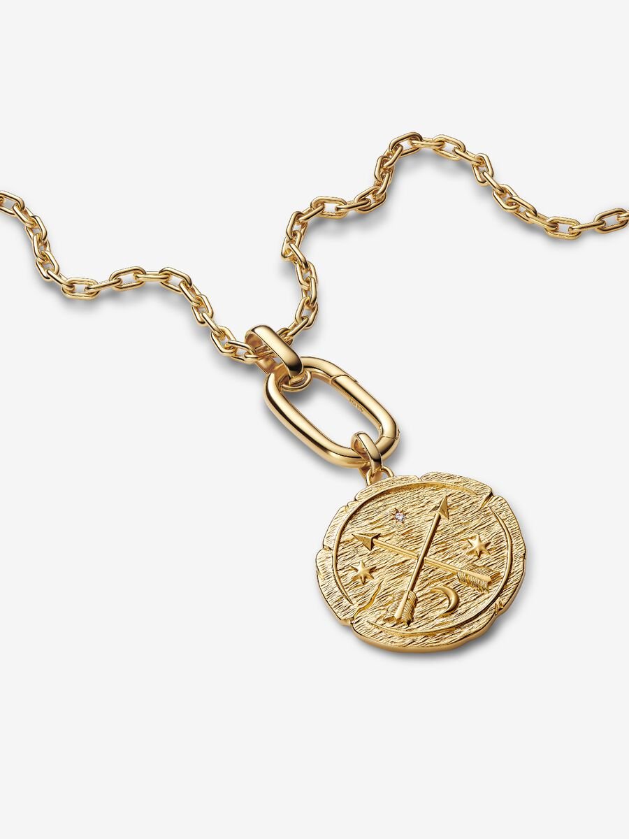 Crossing Arrows Oversized Medallion Charm - Image 2