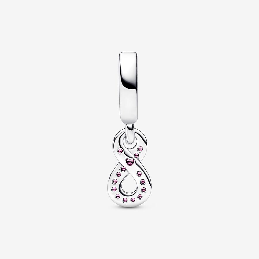 Sparkling Infinity Dangle Charm - Image 3