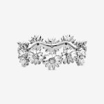 Sparkling Flower Crown Ring