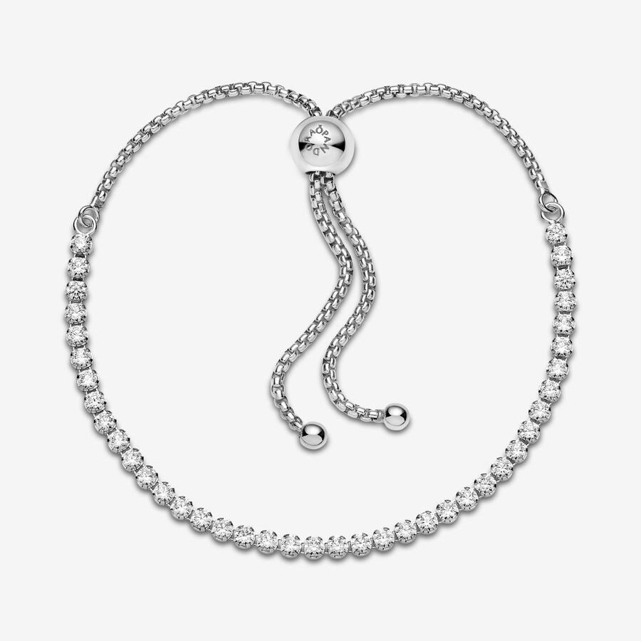 Sparkling Slider Tennis Bracelet - Image 3