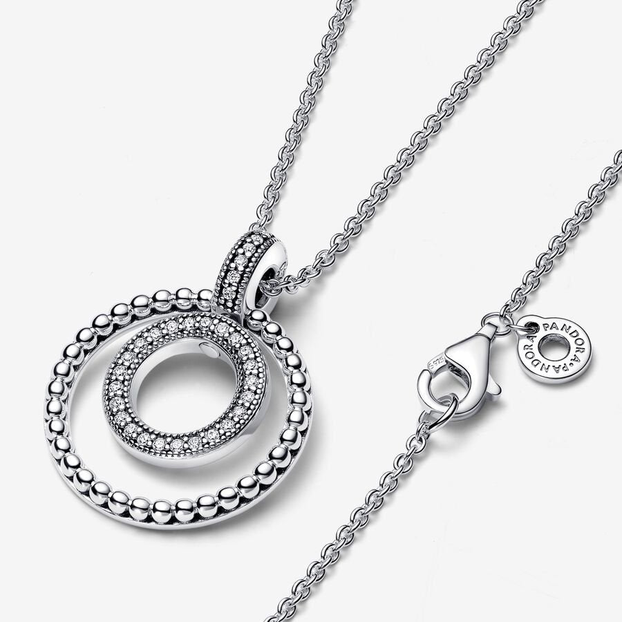 Signature Pavé & Beads Pendant & Necklace - Image 2