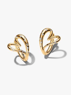 Heart Hoop Earrings