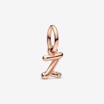 Plated Letter z Dangle Charm