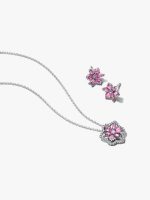 Herbarium Sparkling Pink Flower Jewelry Gift Set
