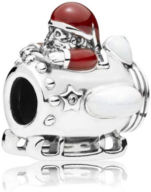 Santa In Space Bead