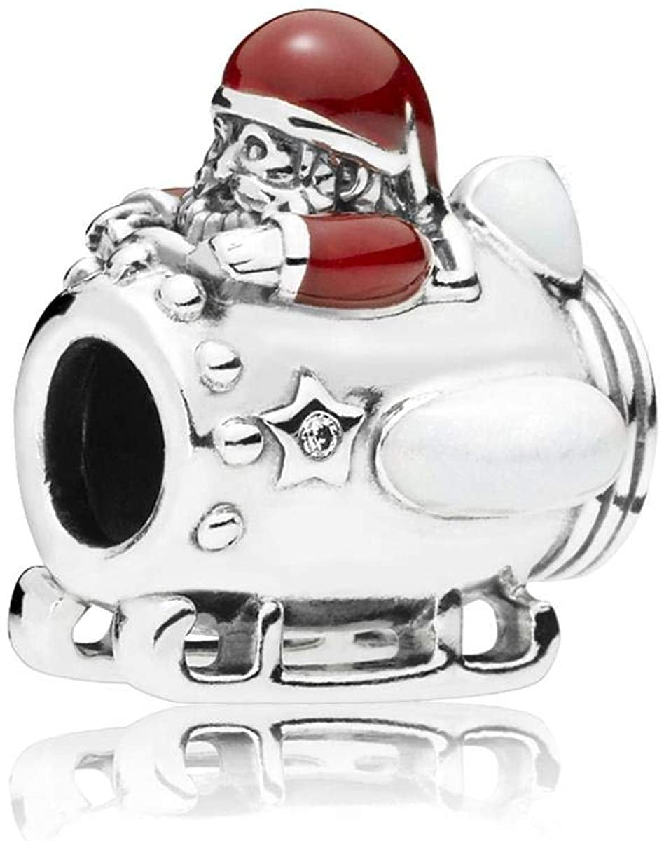 Santa In Space Bead