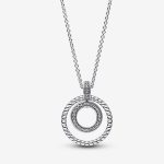 Signature Pavé & Beads Pendant & Necklace