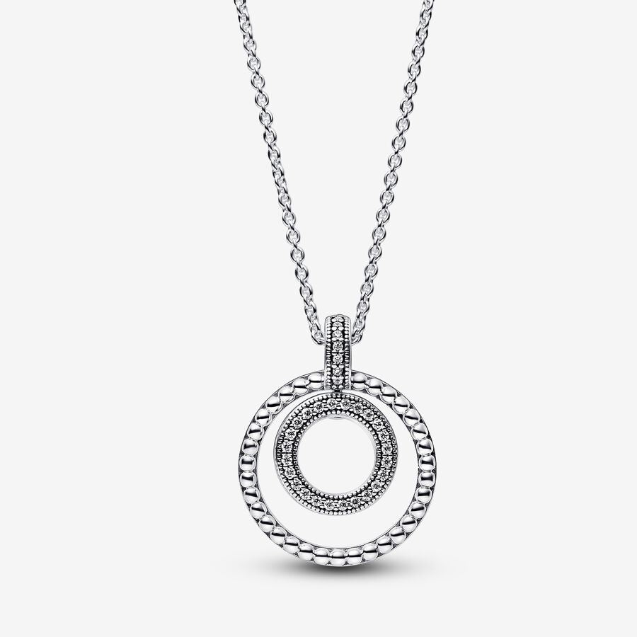 Signature Pavé & Beads Pendant & Necklace