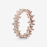 Flower Ring Rose gold plated