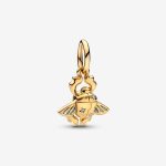 Scarab Beetle Dangle Charm