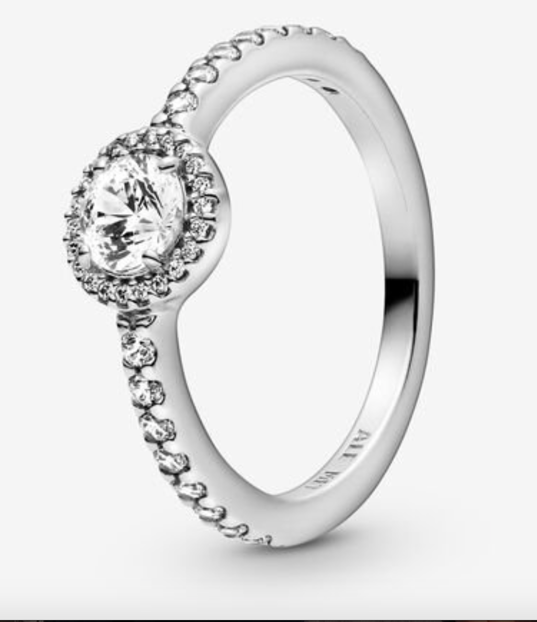 Classic Sparkle Halo Ring - Image 2