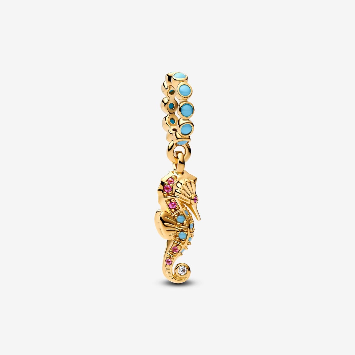 Seahorse and Starfish Charm Necklace - Image 4