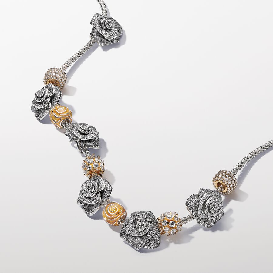 Yellow Rose in Bloom Charm - Image 4