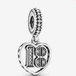 18th Celebration Dangle Charm