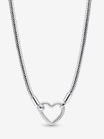 Heart Closure Snake Chain Necklace