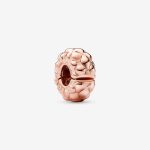 Studded Clip Charm Rose gold plated