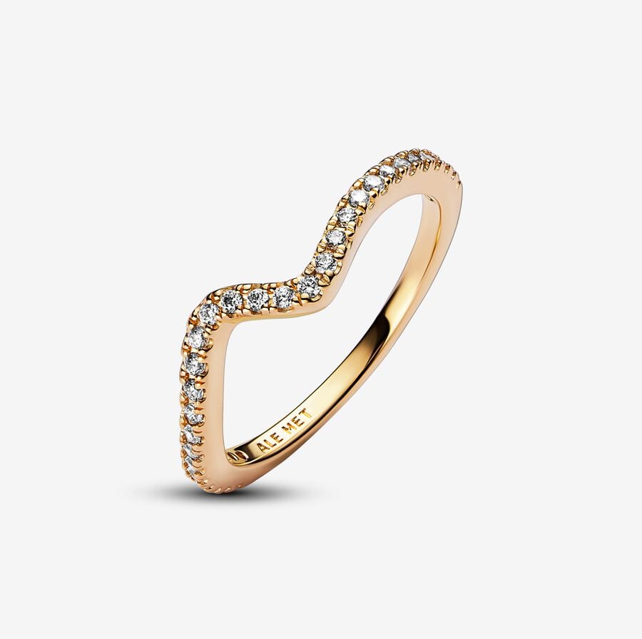 Sparkling Wave Ring - Image 3