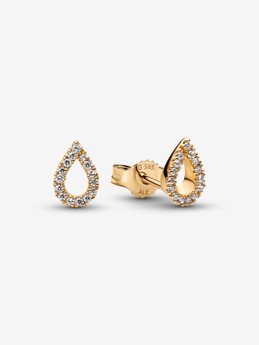 Lab-grown Diamond Pavé Stud Earrings