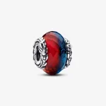 Ice & Fire Dragons Dual Murano Glass Charm