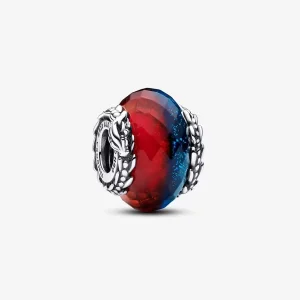 Ice & Fire Dragons Dual Murano Glass Charm