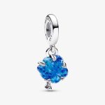 Blue Murano Glass Family Tree Charm