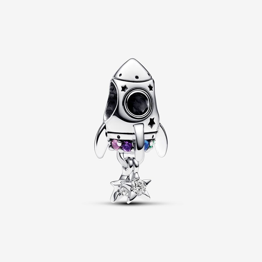 Space Love Rocket Charm - Image 2
