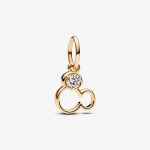 Silhouette Lab-Grown Diamond Dangle Charm