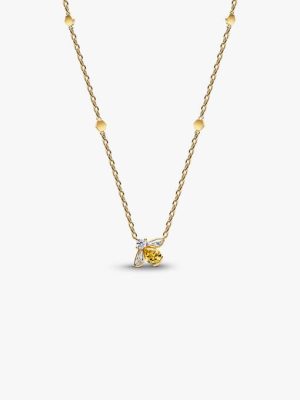 Honey Bee Pendant Necklace
