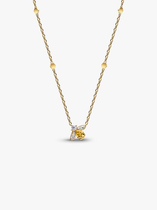 Honey Bee Pendant Necklace