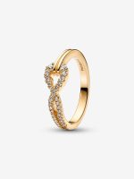 Lab-grown Diamond Pavé Double Row Ring