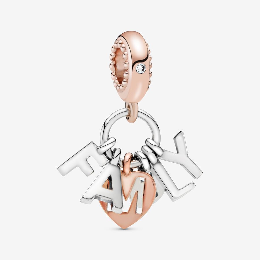 Family Letters Dangle Charm - Image 2