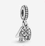 40th Celebration Dangle Charm