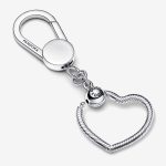 Moments Small Heart Bag Charm Holder
