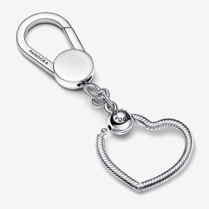 Moments Small Heart Bag Charm Holder
