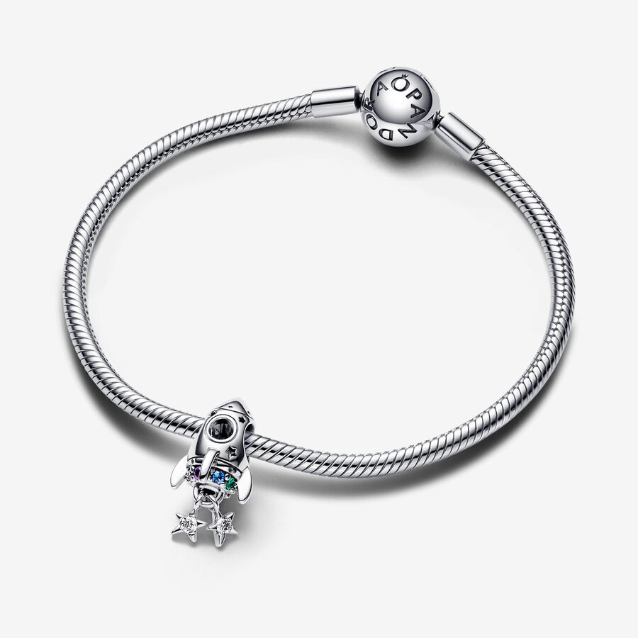 Space Love Rocket Charm - Image 3