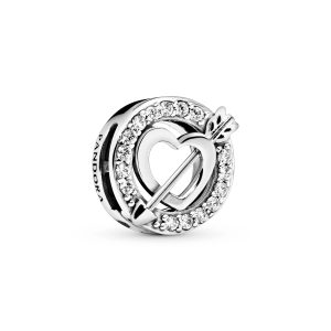Reflexions Heart & Arrow Clip Charm