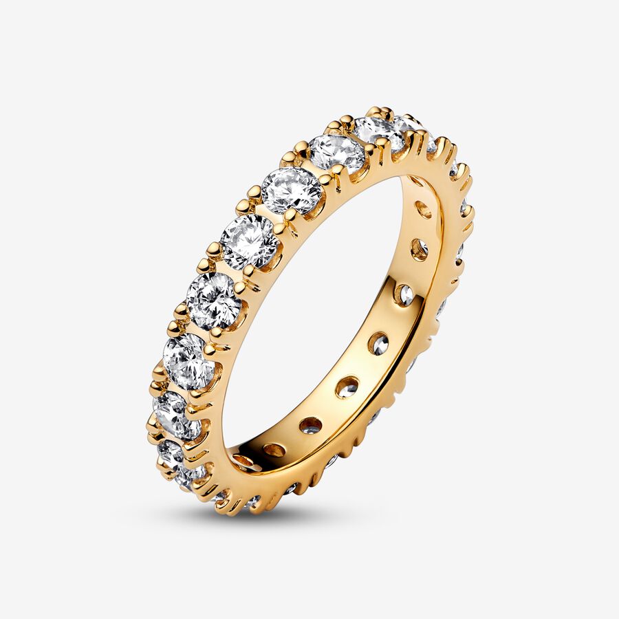 Sparkling Row Eternity Ring - Image 2