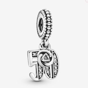 50th Celebration Dangle Charm