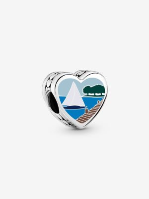 Connecticut Heart Charm