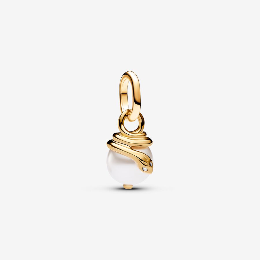 ME Snake Pearlescent Mini Dangle Charm