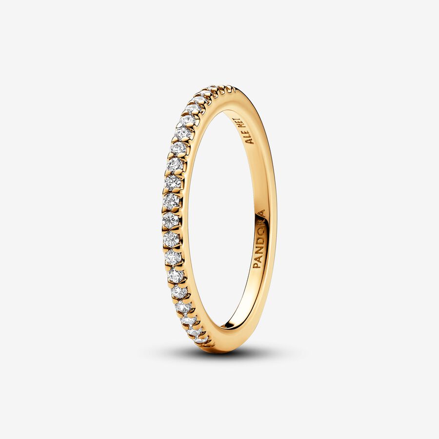 Classic Sparkling Band Ring Set - Image 3
