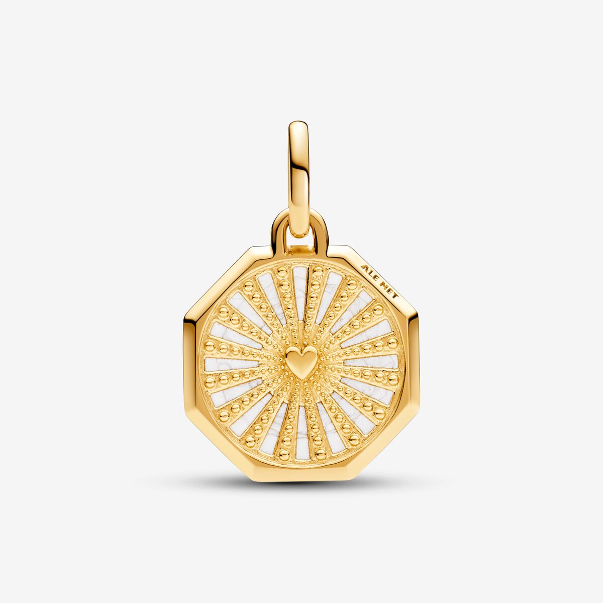 Lucky Horseshoe Medallion Charm - Image 2