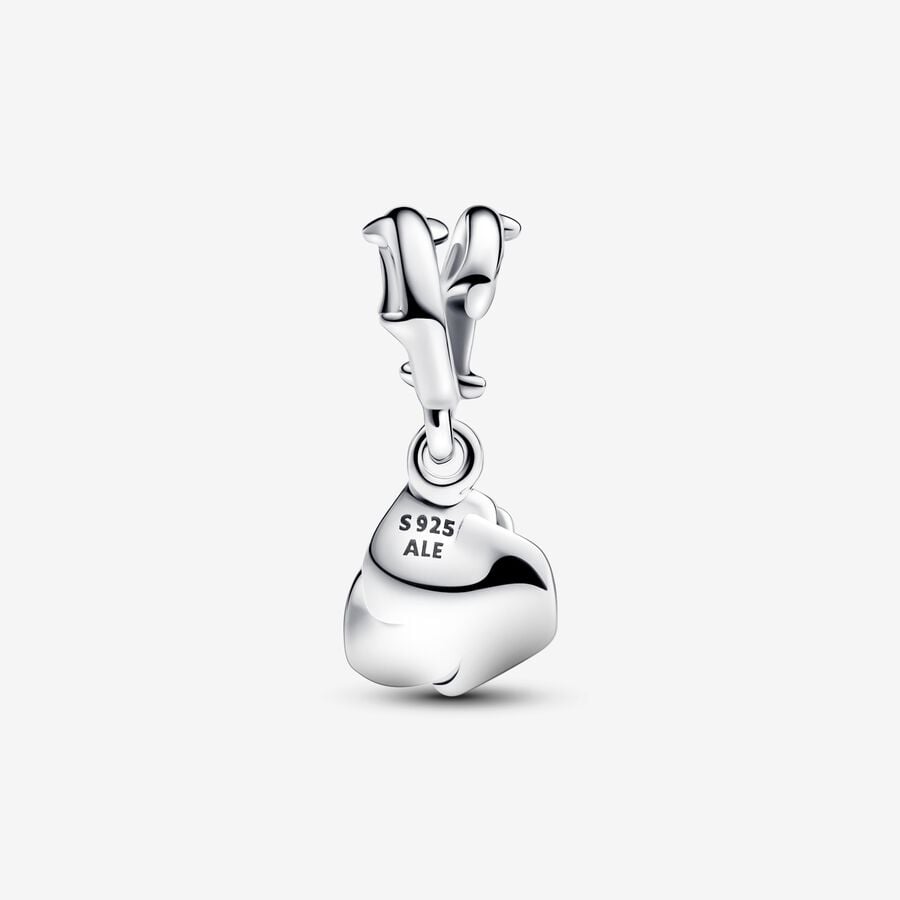 Rose in Bloom Dangle Charm - Image 2