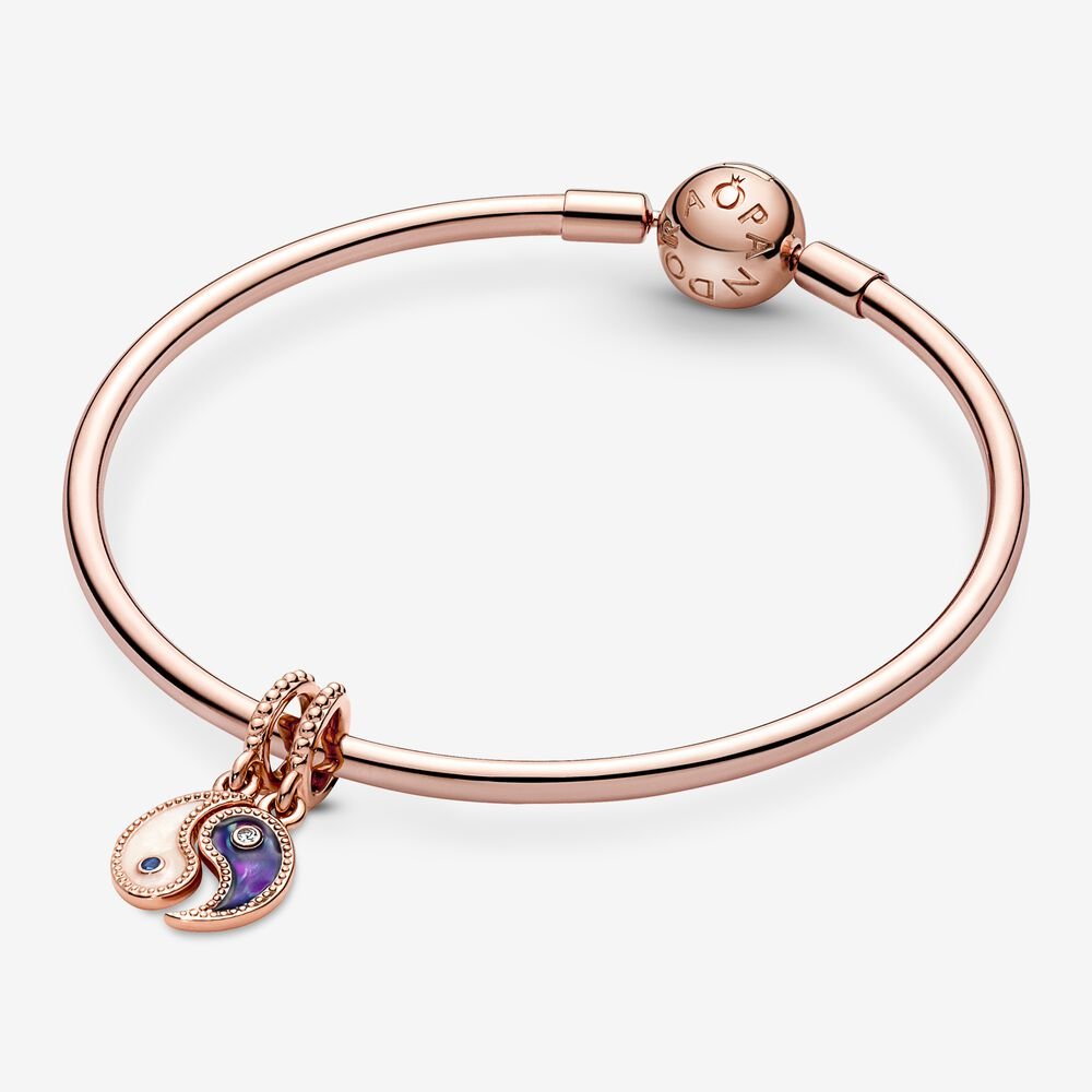 Sparkling Yin & Yang Dangle Charm - Image 3