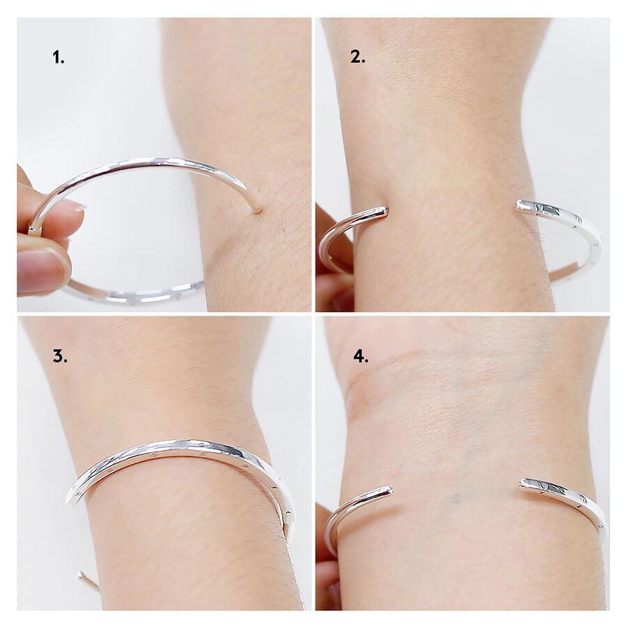 Signature I-D Open Bangle Sterling silver - Image 4