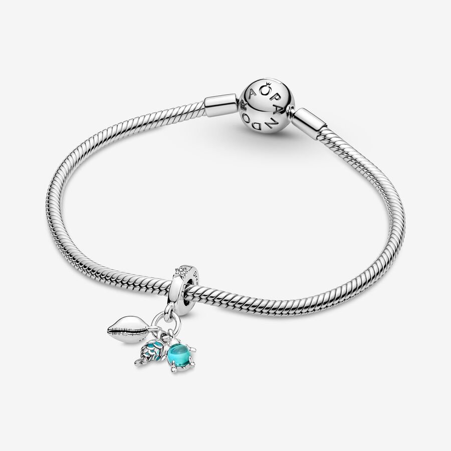 Fish, Sea Turtle, Conch Dangle Charm - Image 4
