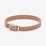 Reflexions Long Clasp Pavé Bracelet
