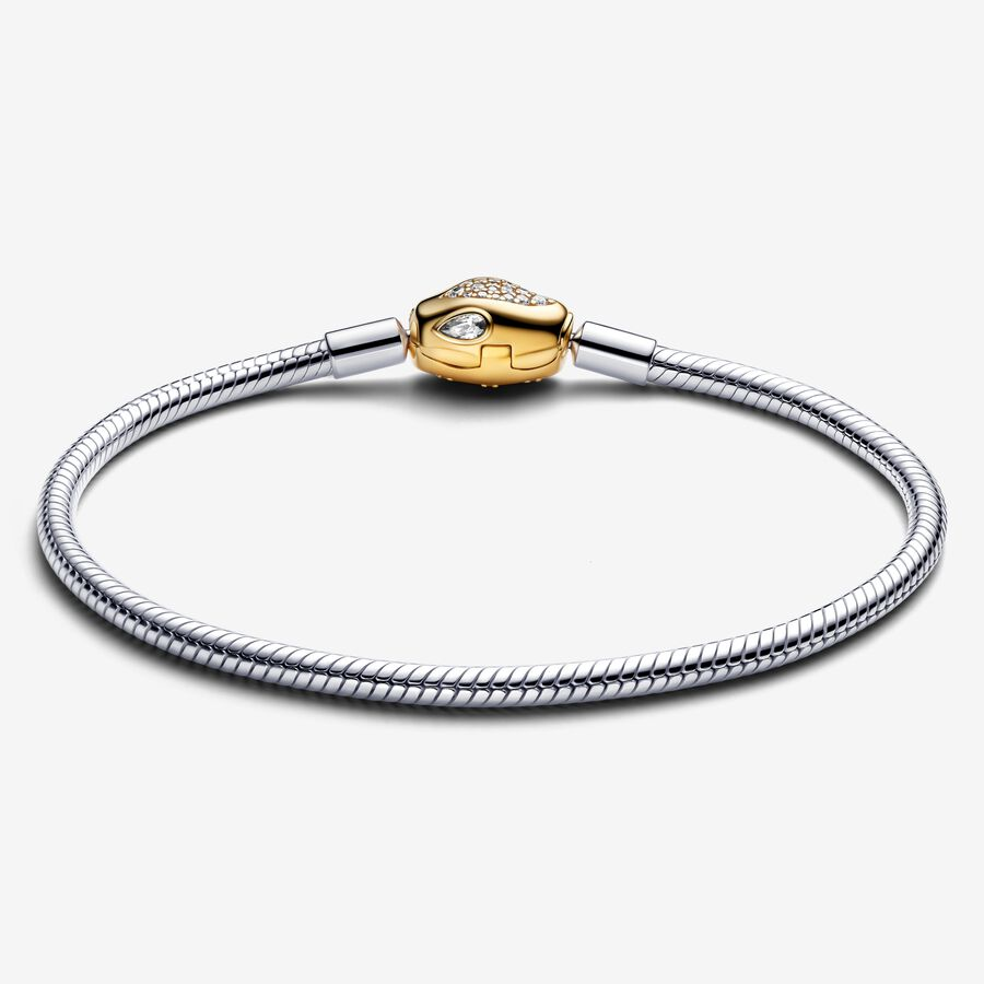 Snake Clasp & Chain Bracelet - Image 4