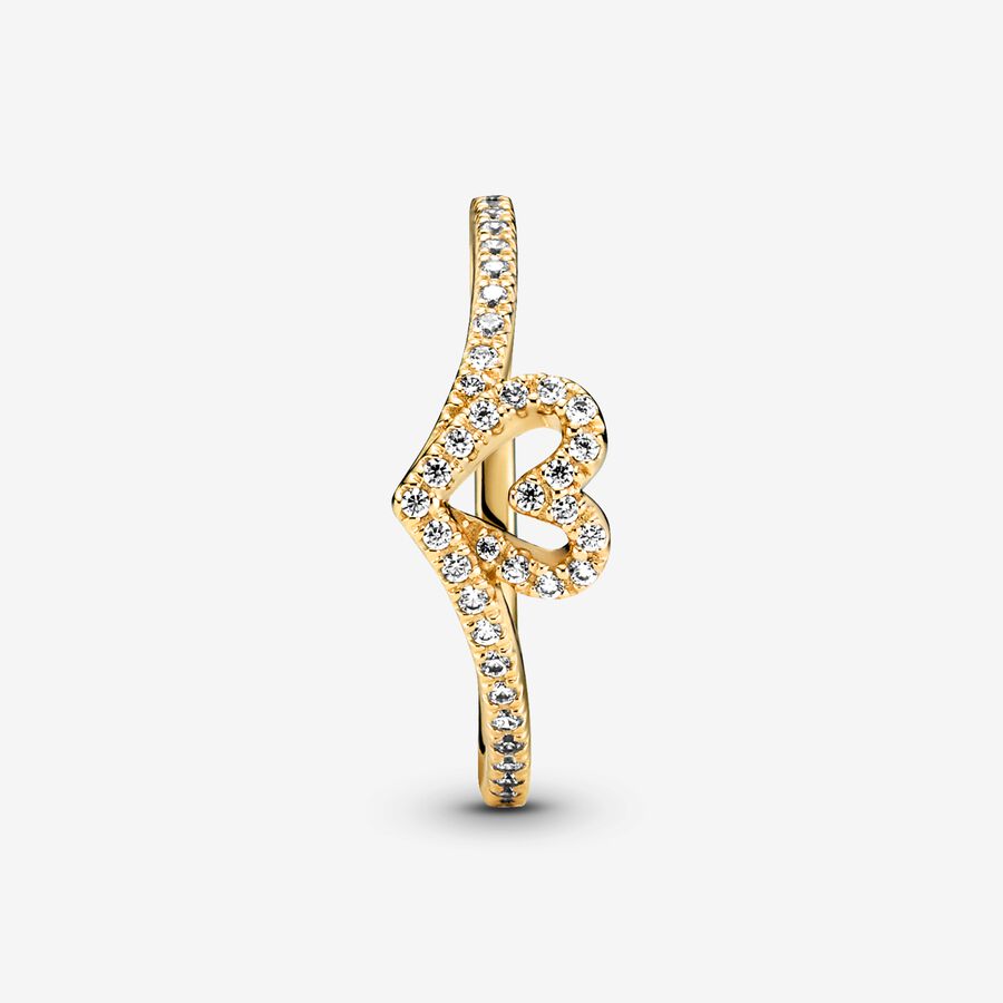 Timeless Wish Sparkling Heart Ring - Image 3