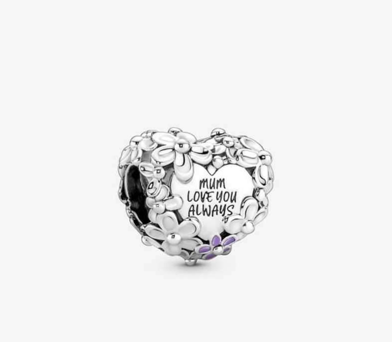 Mum Heart Charm